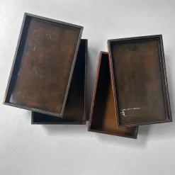 Outlet Pamono Japanese Lacquerware Storage Chests, 1920s, Set of 2