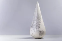 Pamono Japanese Modern Raku White Ceramic Essenza Sculpture Raku><noscript><img width=