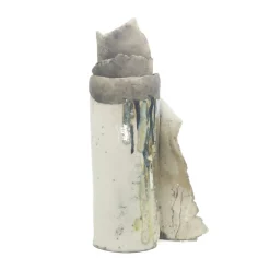 Pamono Japanese Modern White Ceramic Vase><noscript><img width=