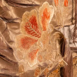 Pamono Japanese Photographic Prop Screen & Silk Cotton Room Divider, 1890s><noscript><img width=