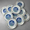 Best Pamono Japanese Porcelain Mino Ware Serving Plates, 1980s, Set of 10