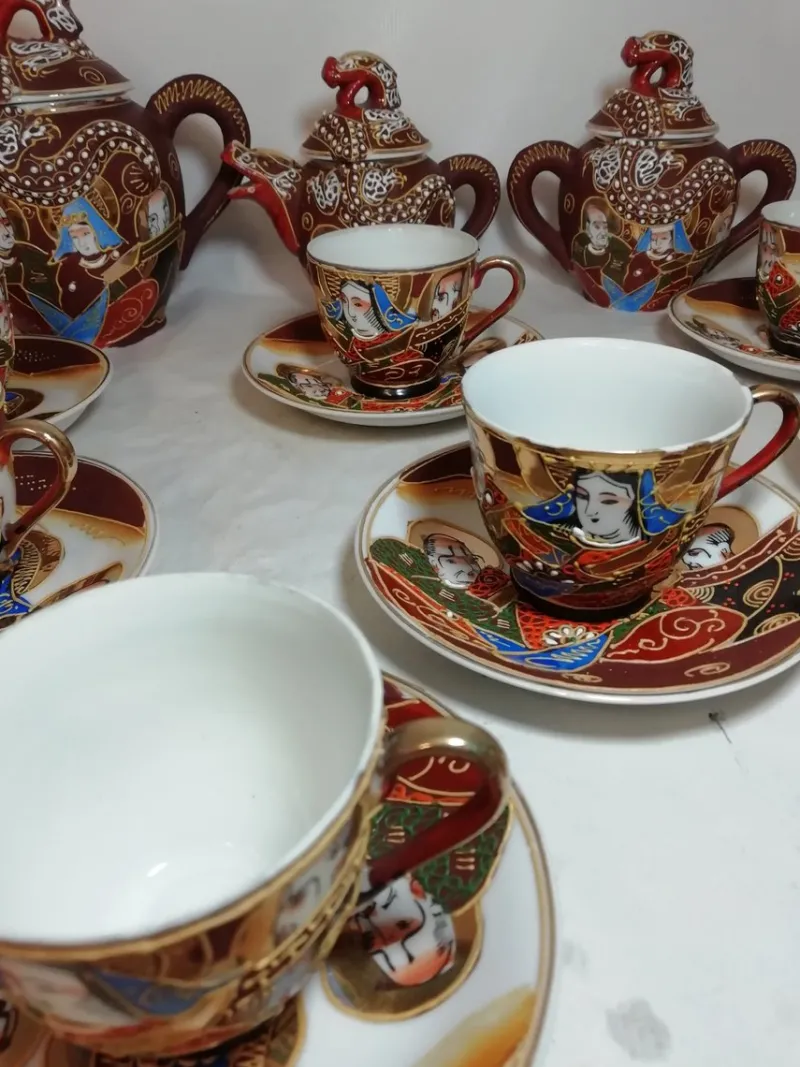 Outlet Pamono Japanese Porcelain Set, 1980s, Set of 22