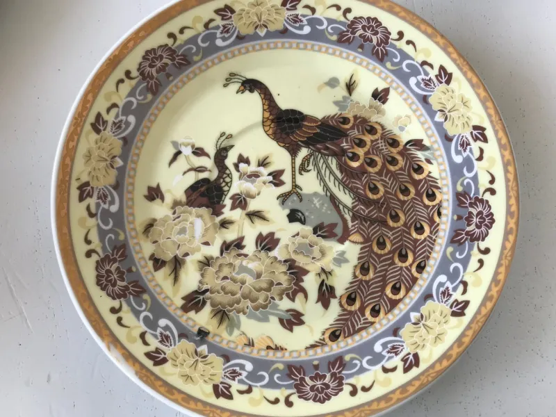 Pamono Japanese Porcelain Yamasen With a Pavia Motif, Set of 15> Coffee & Tea Service