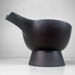Pamono Japanese Pouring Bowl in Black Lacquered Wood, 1900s-1930s> Bottles, Carafes & Jugs
