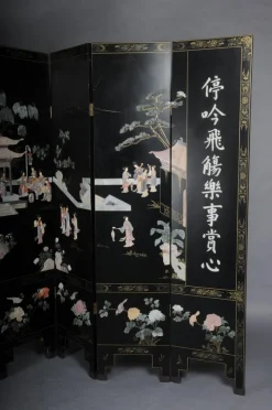 Online Pamono Japanese Room Divider in Black Lacquer