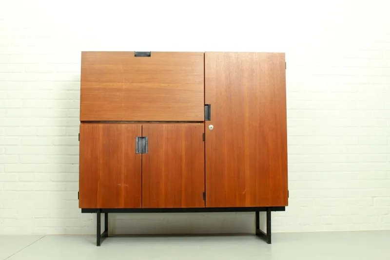 Discount Pamono Japanese Series CU01 Highboard by Cees Braakman for Pastoe, 1960s