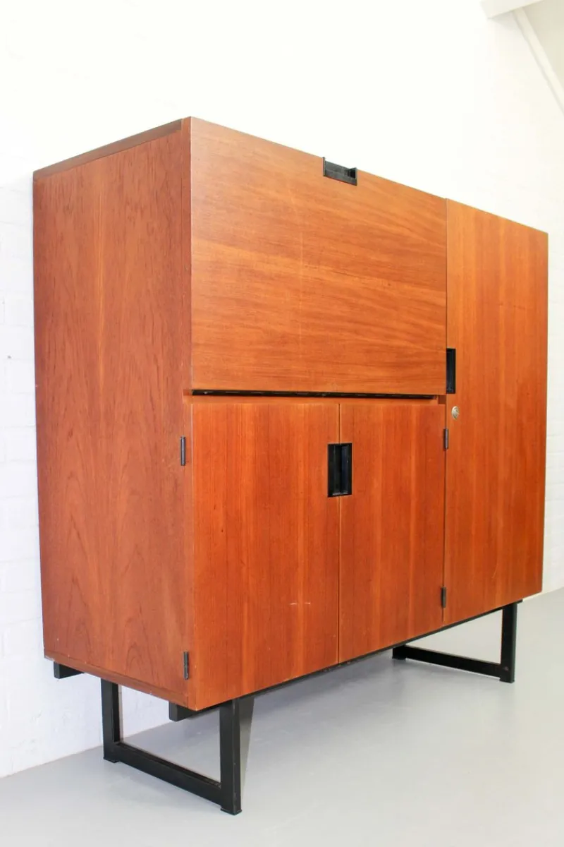 Discount Pamono Japanese Series CU01 Highboard by Cees Braakman for Pastoe, 1960s