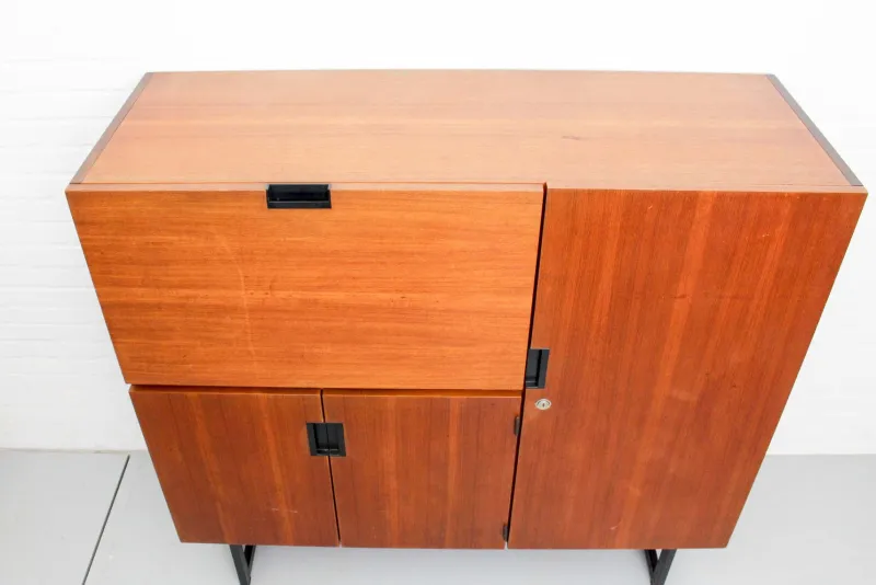 Discount Pamono Japanese Series CU01 Highboard by Cees Braakman for Pastoe, 1960s