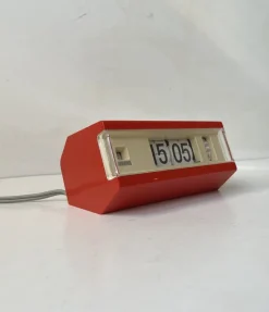 New Pamono Japanese Space Age Flip Alarm Clock by Copal, 1970s