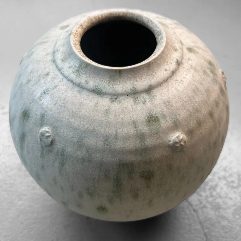 Sale Pamono Japanese Studio Pottery Vase, 1970s