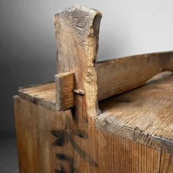 Pamono Japanese Taishō Era Mokubako Storage Box in Wood, 1920s><noscript><img width=