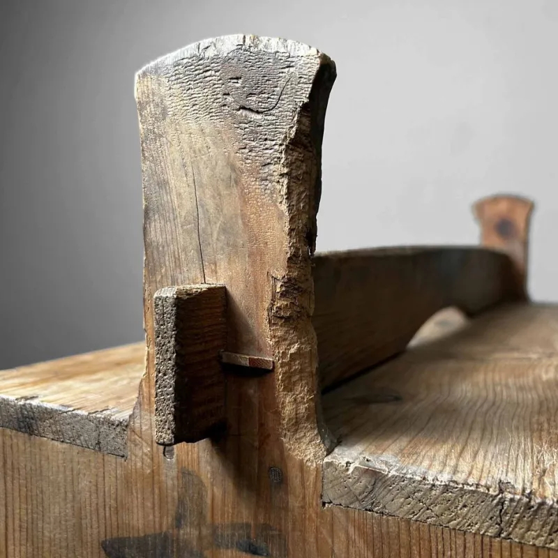 Pamono Japanese Taishō Era Mokubako Storage Box in Wood, 1920s> Trunks Crates & Baskets
