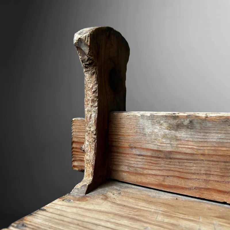 Pamono Japanese Taishō Era Mokubako Storage Box in Wood, 1920s> Trunks Crates & Baskets