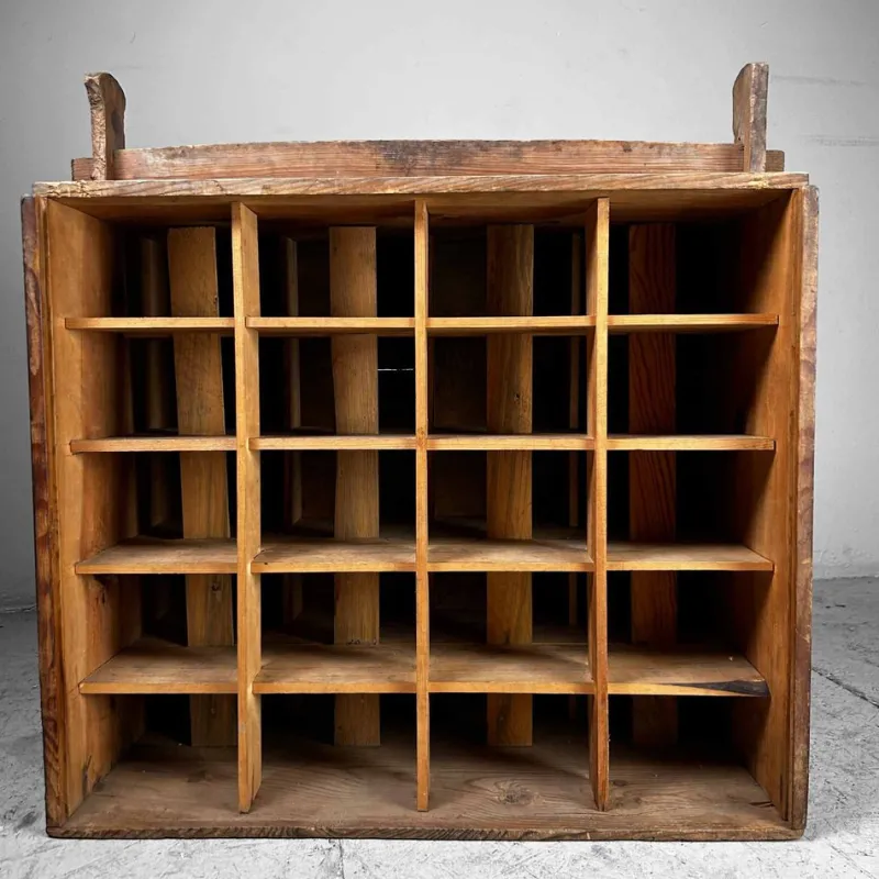 Pamono Japanese Taishō Era Mokubako Storage Box in Wood, 1920s> Trunks Crates & Baskets