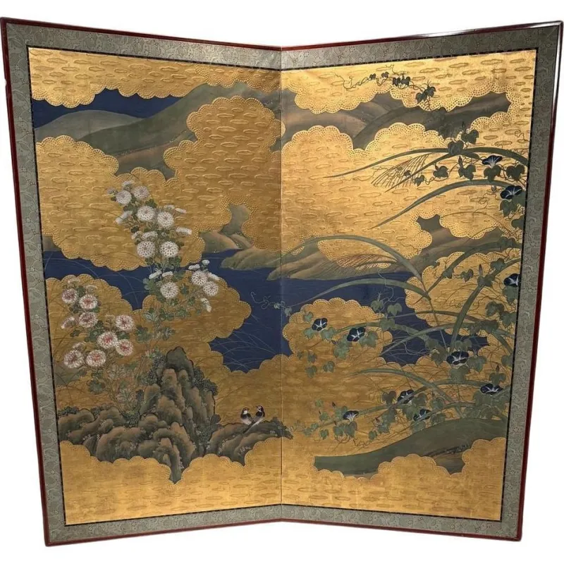 Hot Pamono Japanese Two Panel Screen