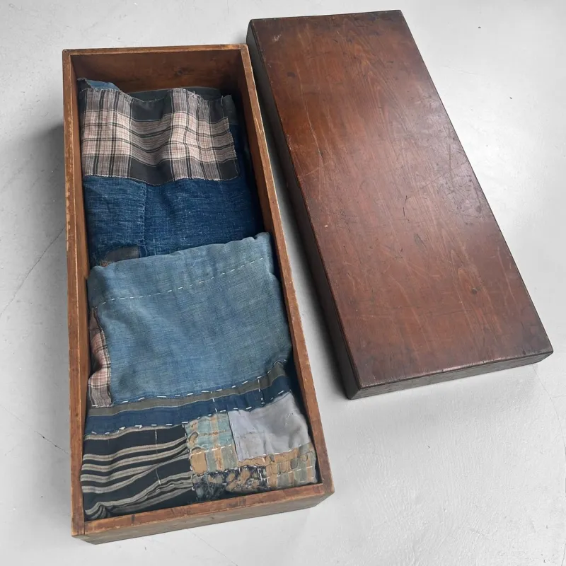 Pamono Japanese Wooden Storage Box, 1930s> Trunks Crates & Baskets