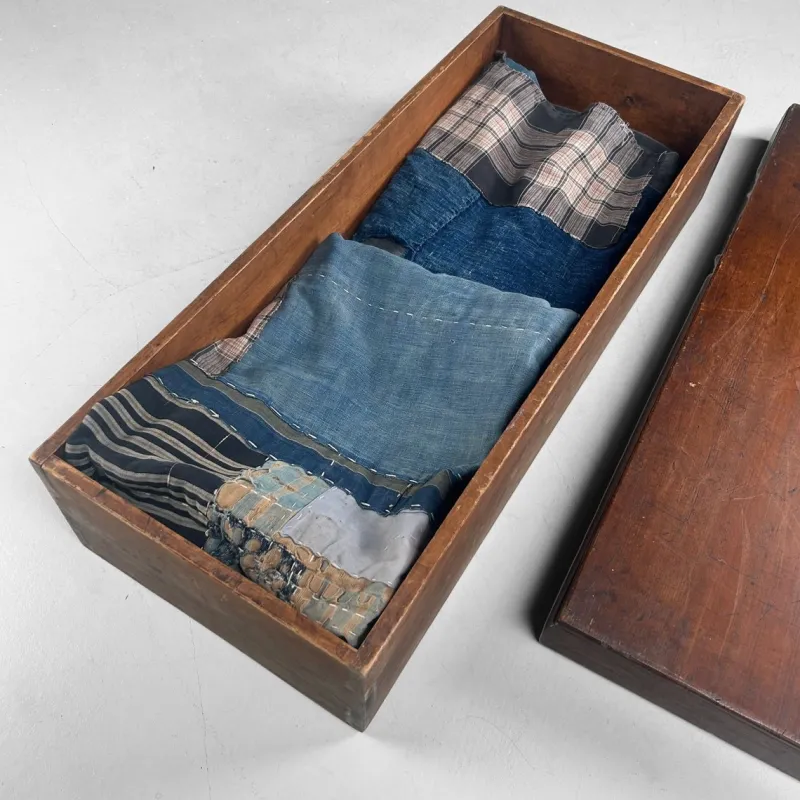 Pamono Japanese Wooden Storage Box, 1930s> Trunks Crates & Baskets