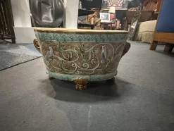Pamono Jardinière in Barbotine Ceramic> Planters And Jardiniere
