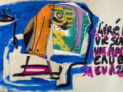 Discount Pamono Jazzu, Urban Poetry, 2025, Mixed Media on Heavy Paper