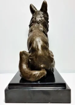 Pamono JB Deposee, Sculpture of a Wolf, 20th Century, Bronze><noscript><img width=