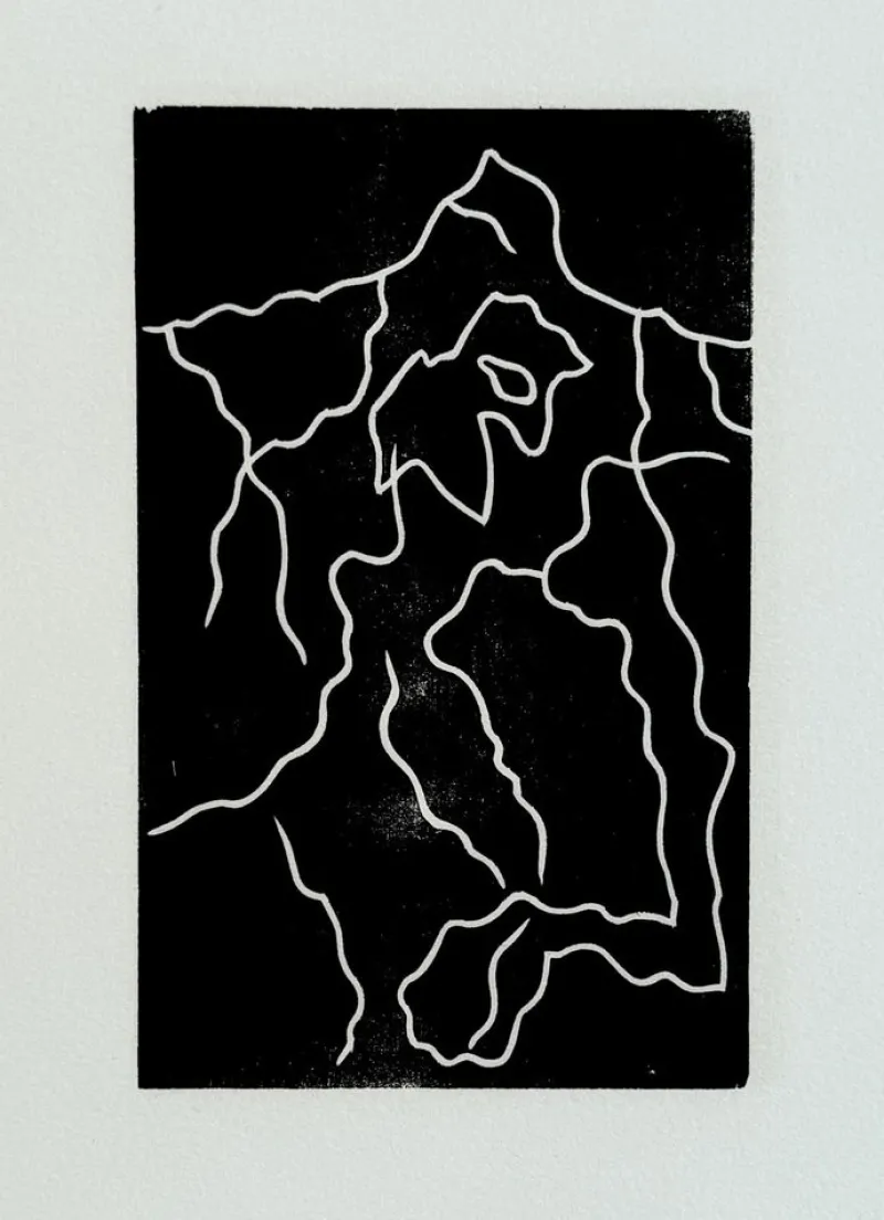 Pamono Jean Arp, Abstraction, Original Woodcut> Abstraction