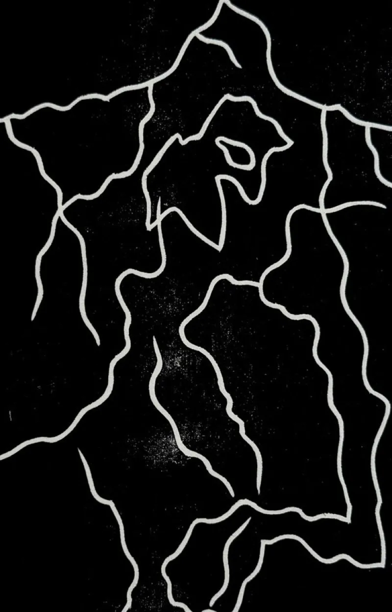 Pamono Jean Arp, Abstraction, Original Woodcut> Abstraction