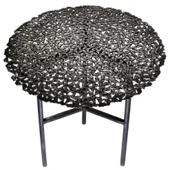 Sale Pamono Jean Cast Butterfly Indoor or Outdoor Side Table in Blackened Brass by Fred & Juul