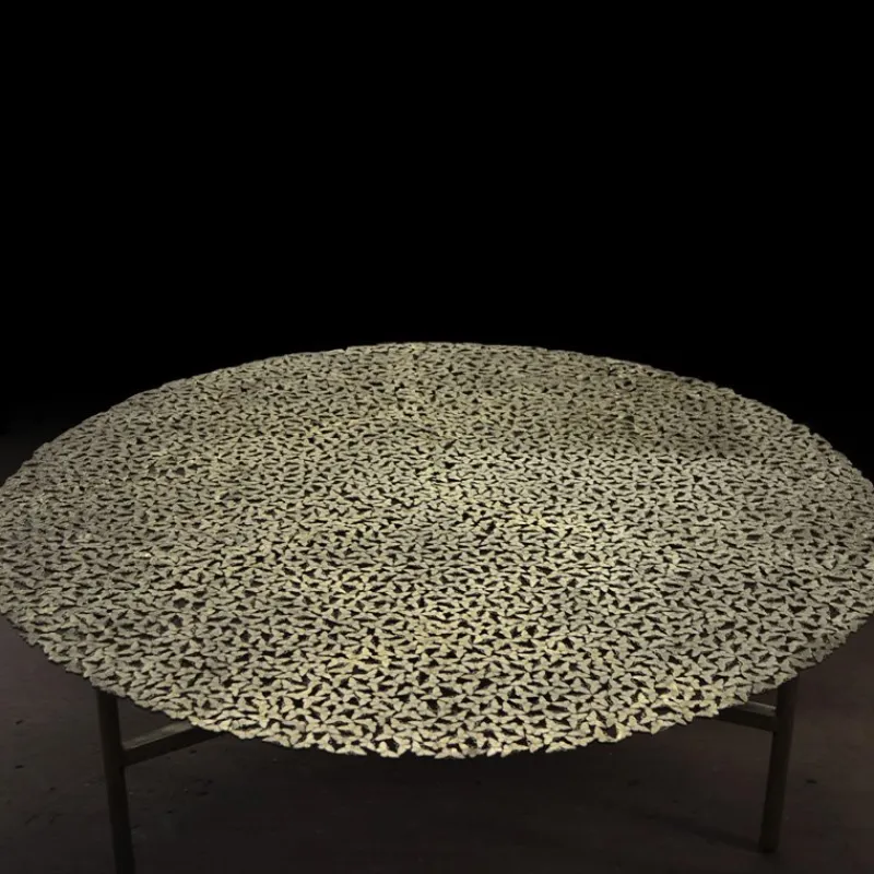Online Pamono Jean Cast Butterfly Indoor or Outdoor Coffee Table in White Bronze by Fred & Juul