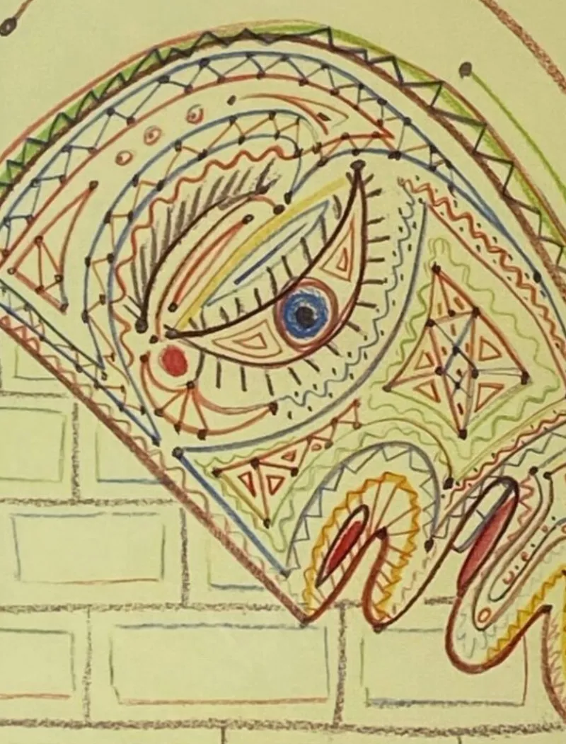 Pamono Jean Cocteau, Surrealist Portrait, 1957, Lithograph, Framed> Prints & Multiples
