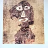Outlet Pamono Jean Dubuffet, Portrait au Mur, Large Poster, 1980s