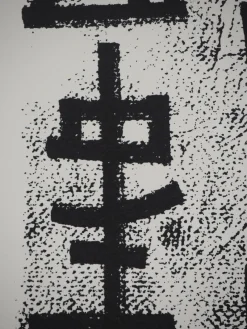 Sale Pamono Jean Leppien, Geometric Abstraction, Original Signed Screenprint