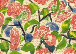 Pamono Jean Mary Ogilvie, Vintage Floral Pattern Design, 1930s, Gouache Painting> Art Deco|Work On Paper