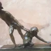 Pamono Jean Verschneider, Art Deco Sculpture, 1920s-1940s, Bronze> Art Deco