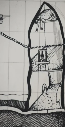 Pamono Jean-Claude Silbermann, Sneaky Signs, The Watchdog, Original Signed Drawing><noscript><img width=