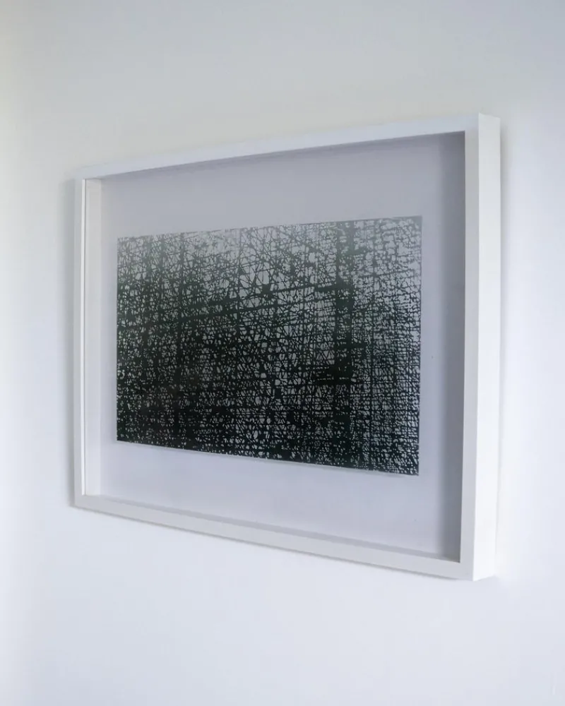 Hot Pamono Jeremie Faivre, Sepia, 2022, Acrylic Ink on Glass