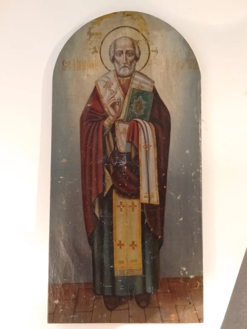 Pamono Jesus Christ and St. Peter, Oil on Canvas, Set of 2> Old Masters