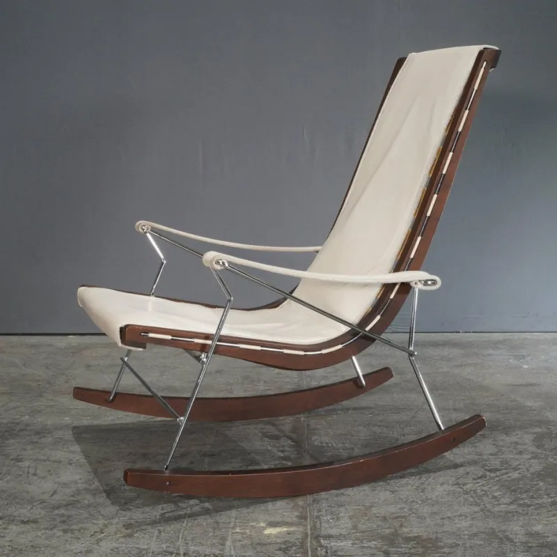 Discount Pamono J.J. Rocking Chair attributed to Antonio Citterio for B&b Italia, 2010s
