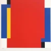 Pamono Jo Niemeyer, Abstract Composition, 1980s, Screenprint> Minimalist|Mid-Century