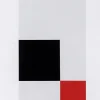 Pamono Jo Niemeyer, Composition in Red, Black and White, Silkscreen