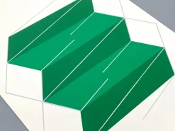 Pamono Joachim Albrecht, Green Electron, 1968, Screenprint> Abstraction