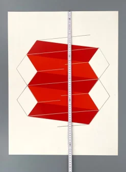 Pamono Joachim Albrecht, Red Electron, 1968, Screenprint><noscript><img width=