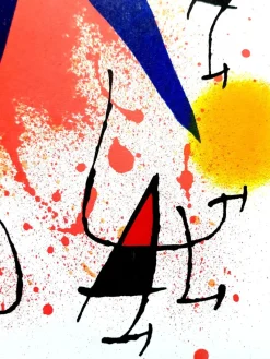 Outlet Pamono Joan Miro - Original Abstract Lithograph 1981
