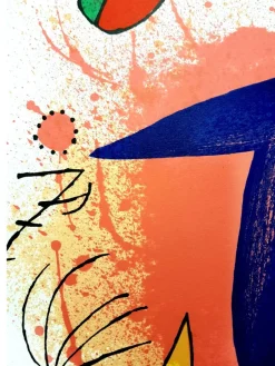 Outlet Pamono Joan Miro - Original Abstract Lithograph 1981