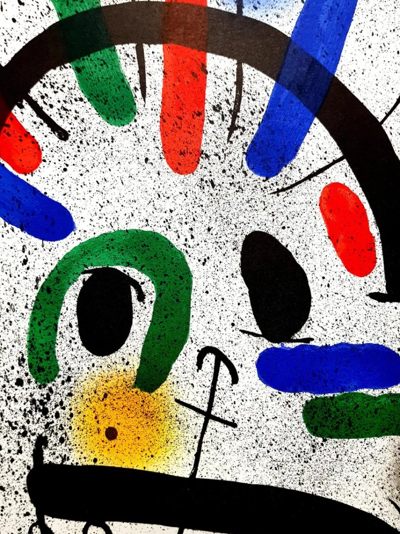 Online Pamono Joan Miro - Original Abstract Lithograph 1981