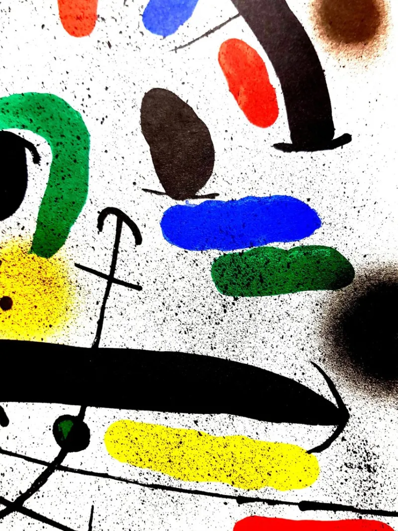 Online Pamono Joan Miro - Original Abstract Lithograph 1981