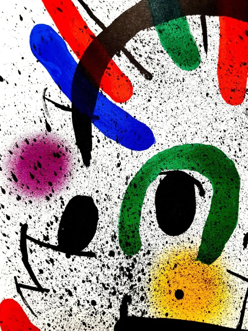 Online Pamono Joan Miro - Original Abstract Lithograph 1981