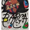 Pamono Joan Miro, Football Club Barcelona, 75th Anniversary (1899-1974), 1974, Lithograph, Framed> Surrealist|Abstraction