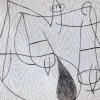 Pamono Joan Miro, Woman, 20th Century, Lithograph> Surrealist