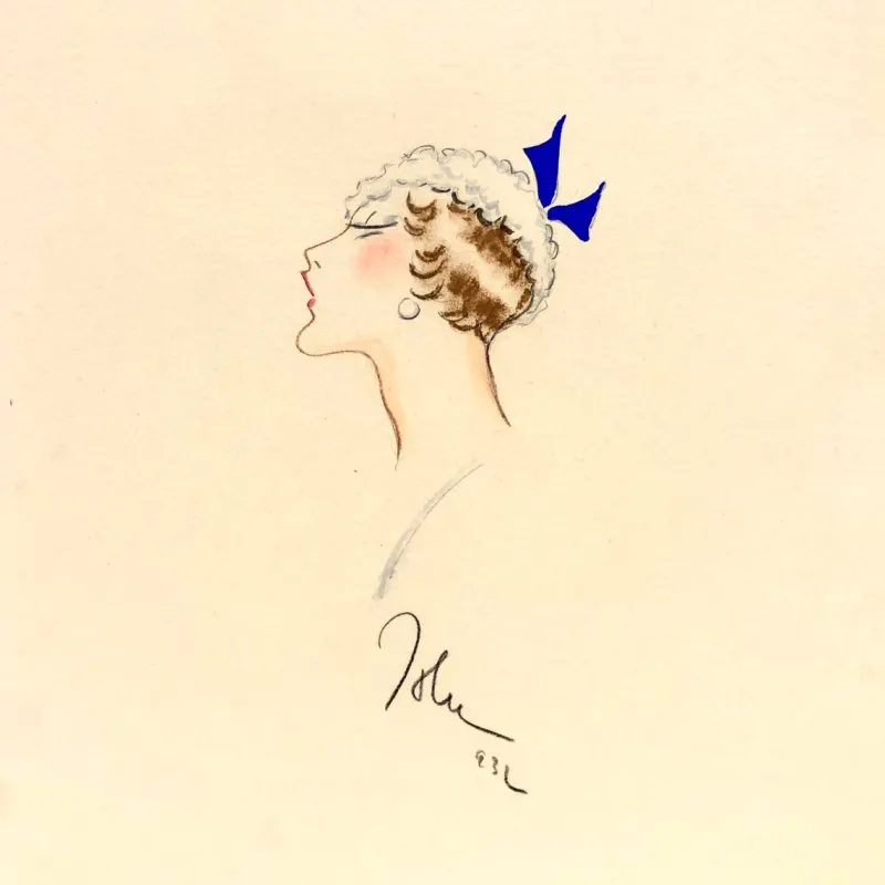 Pamono John Guida, Figure, Drawing on Paper, 1932> Work On Paper