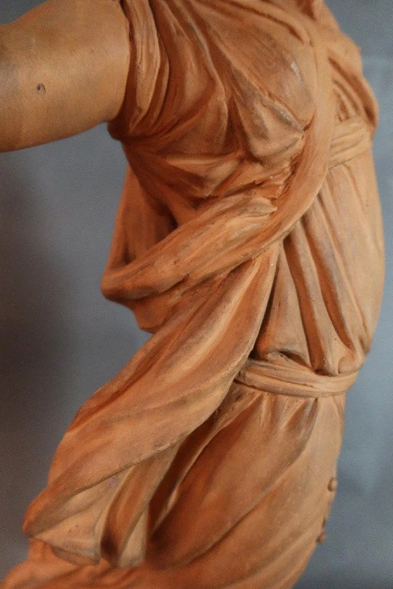 Sale Pamono Jonchery, Classical Figure, 1900s, Terracotta Sculpture
